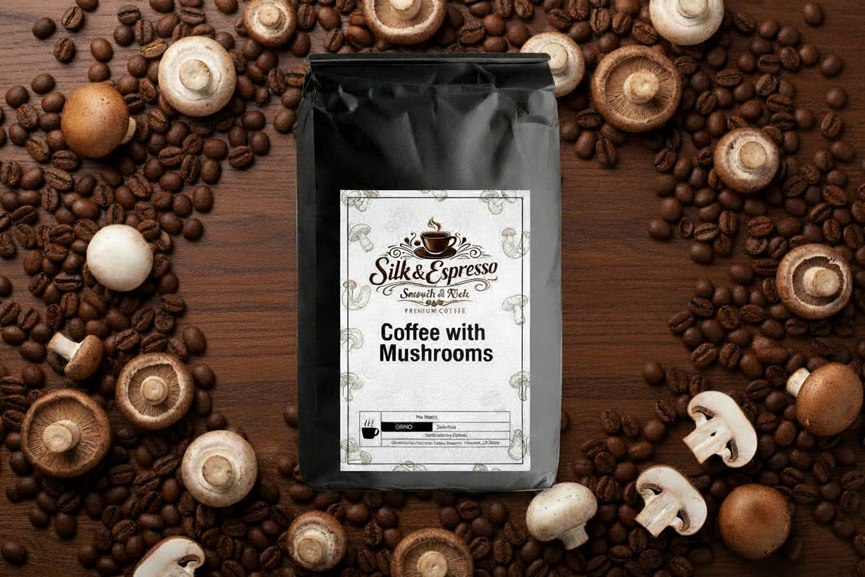 Coffee with Mushrooms Dark Roast