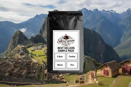 Best Sellers Sample Pack: 6Bean, Cowboy, Breakfast, Peru, Mexico, Bali